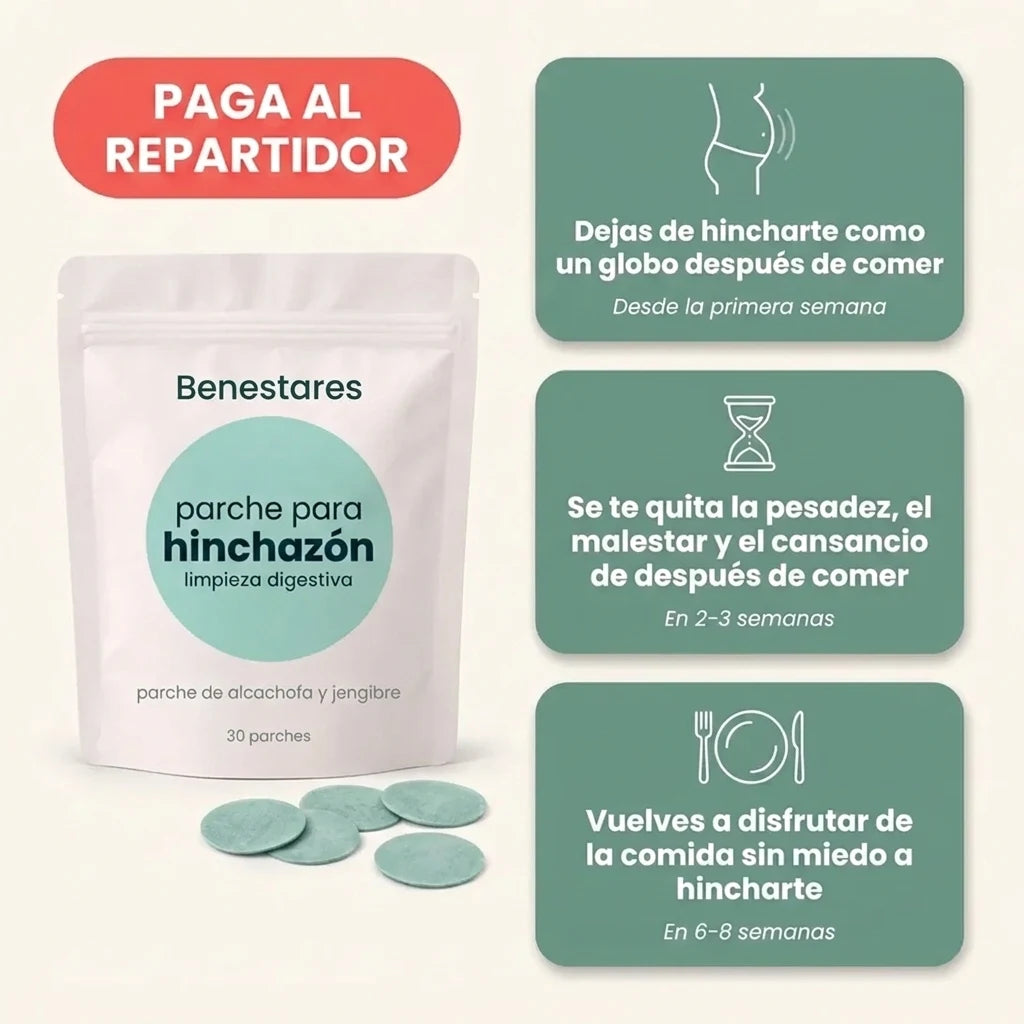 Parche Transdérmico para Limpiar tu Cuerpo, Eliminar la Hinchazón y la Pesadez