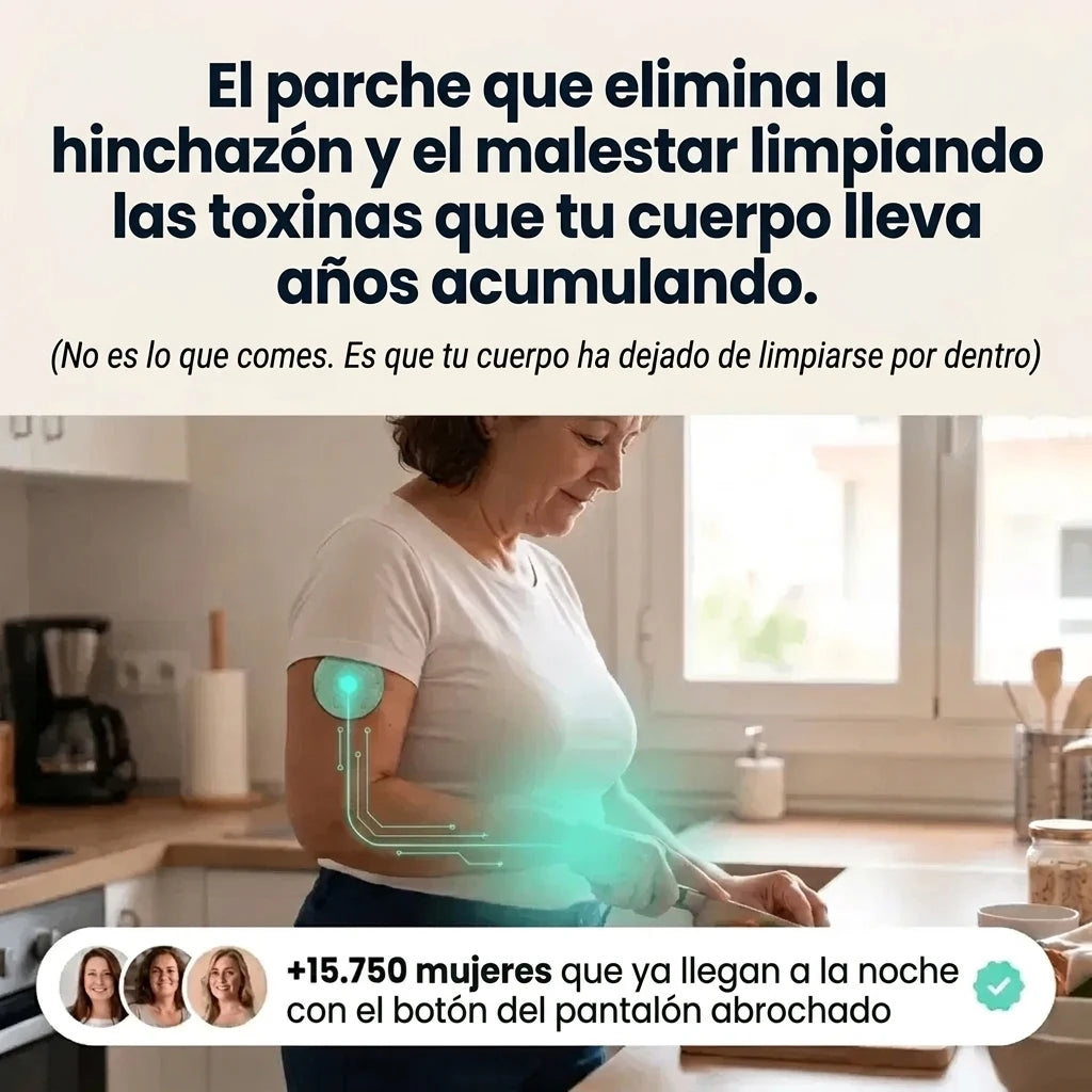 Parche Transdérmico para Limpiar tu Cuerpo, Eliminar la Hinchazón y la Pesadez