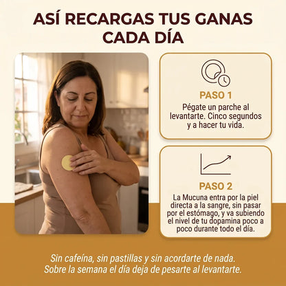Parche Transdérmico para Recuperar la Energía y Acabar con el Cansancio